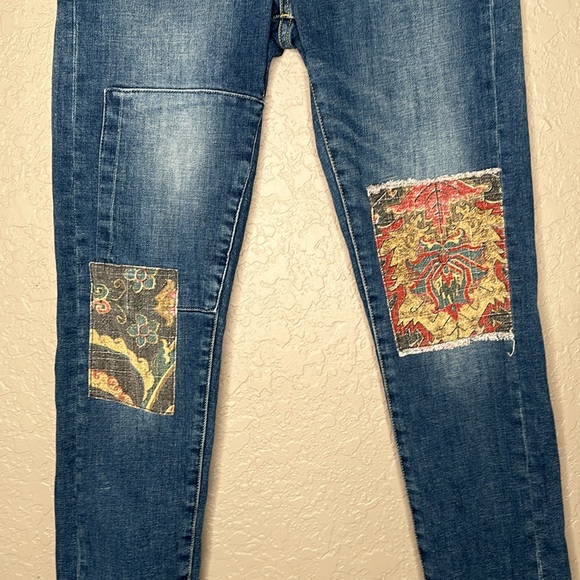 Anthropologie Pilcro and the Letterpress Tapestry Mid-Rise Slim Boyfriend Jeans - Picture 4 of 10